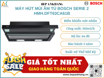Máy hút mùi âm tủ Bosch serie 2 DFT63CA61B - Made in Turkey